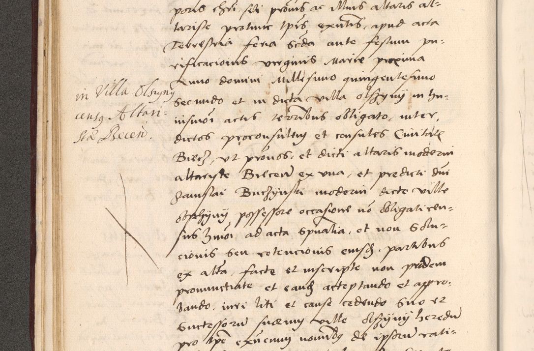 Zdjęcie nr 102 dla obiektu archiwalnego: Acta actorum, sententiarum diffinitivarum coram reverendo domino Petro Miscowski canonico et in spiritualibus vicario generali Cracoviensi ad annum Domini Mᵐᵘᵐ DXLVIᵗᵘᵐ, cuius indictio est quarta, pontificatus sanctissimi in Christo patris et domini nostri domini Pauli divina providencia pape tercii, a die tercia mensis Novembris, annus duodecimus (sic!) feliciter continuantur