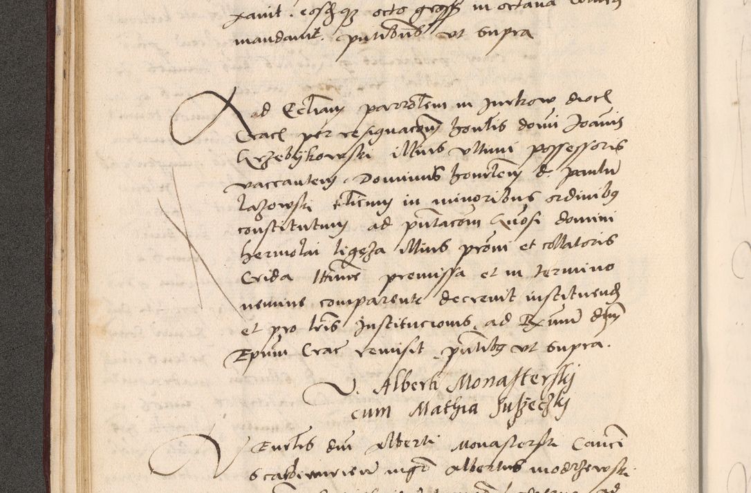 Zdjęcie nr 96 dla obiektu archiwalnego: Acta actorum, sententiarum diffinitivarum coram reverendo domino Petro Miscowski canonico et in spiritualibus vicario generali Cracoviensi ad annum Domini Mᵐᵘᵐ DXLVIᵗᵘᵐ, cuius indictio est quarta, pontificatus sanctissimi in Christo patris et domini nostri domini Pauli divina providencia pape tercii, a die tercia mensis Novembris, annus duodecimus (sic!) feliciter continuantur