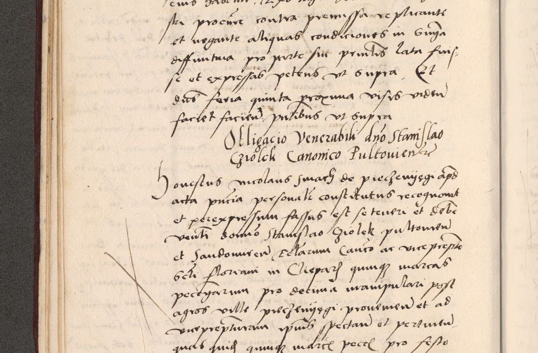 Zdjęcie nr 76 dla obiektu archiwalnego: Acta actorum, sententiarum diffinitivarum coram reverendo domino Petro Miscowski canonico et in spiritualibus vicario generali Cracoviensi ad annum Domini Mᵐᵘᵐ DXLVIᵗᵘᵐ, cuius indictio est quarta, pontificatus sanctissimi in Christo patris et domini nostri domini Pauli divina providencia pape tercii, a die tercia mensis Novembris, annus duodecimus (sic!) feliciter continuantur