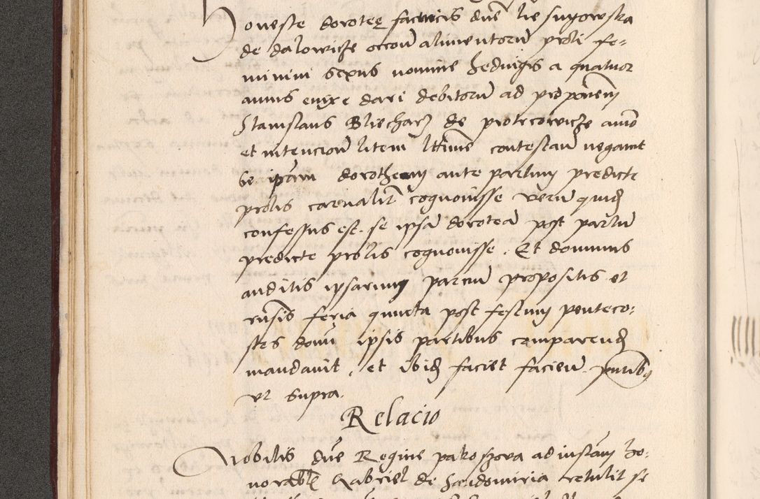Zdjęcie nr 68 dla obiektu archiwalnego: Acta actorum, sententiarum diffinitivarum coram reverendo domino Petro Miscowski canonico et in spiritualibus vicario generali Cracoviensi ad annum Domini Mᵐᵘᵐ DXLVIᵗᵘᵐ, cuius indictio est quarta, pontificatus sanctissimi in Christo patris et domini nostri domini Pauli divina providencia pape tercii, a die tercia mensis Novembris, annus duodecimus (sic!) feliciter continuantur