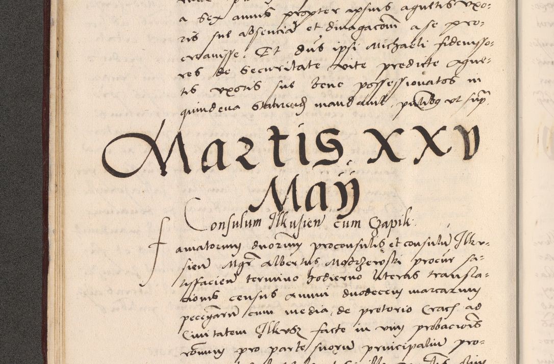 Zdjęcie nr 46 dla obiektu archiwalnego: Acta actorum, sententiarum diffinitivarum coram reverendo domino Petro Miscowski canonico et in spiritualibus vicario generali Cracoviensi ad annum Domini Mᵐᵘᵐ DXLVIᵗᵘᵐ, cuius indictio est quarta, pontificatus sanctissimi in Christo patris et domini nostri domini Pauli divina providencia pape tercii, a die tercia mensis Novembris, annus duodecimus (sic!) feliciter continuantur