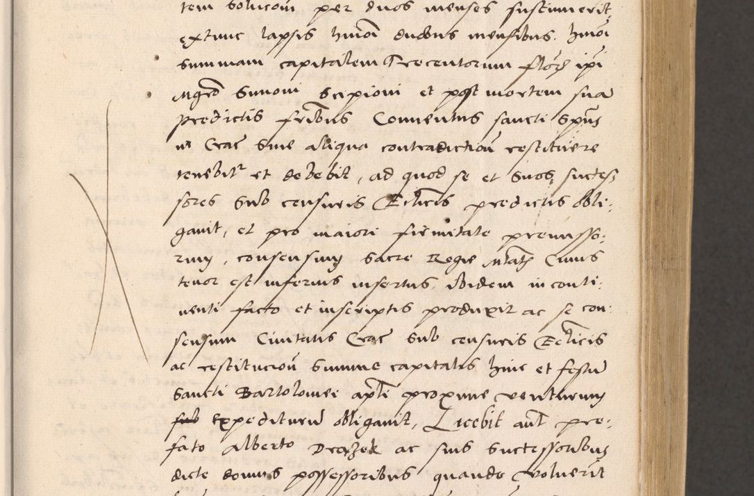 Zdjęcie nr 33 dla obiektu archiwalnego: Acta actorum, sententiarum diffinitivarum coram reverendo domino Petro Miscowski canonico et in spiritualibus vicario generali Cracoviensi ad annum Domini Mᵐᵘᵐ DXLVIᵗᵘᵐ, cuius indictio est quarta, pontificatus sanctissimi in Christo patris et domini nostri domini Pauli divina providencia pape tercii, a die tercia mensis Novembris, annus duodecimus (sic!) feliciter continuantur