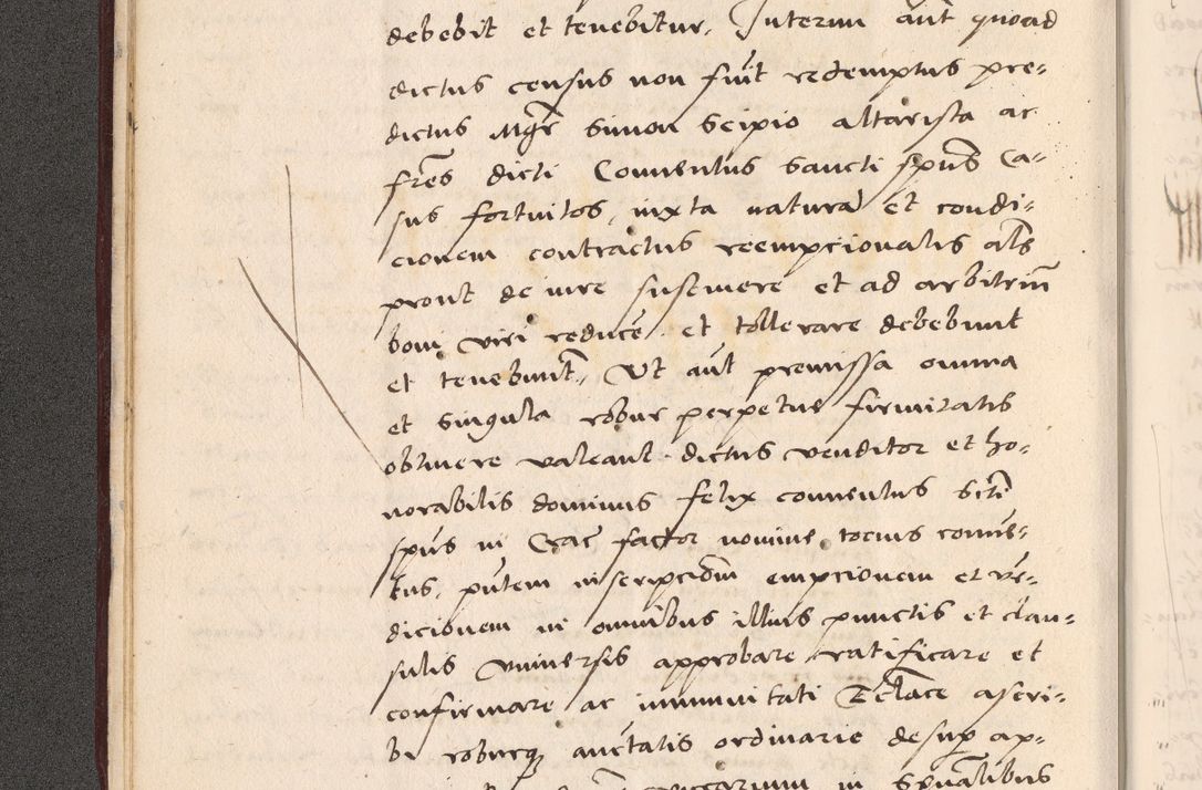 Zdjęcie nr 34 dla obiektu archiwalnego: Acta actorum, sententiarum diffinitivarum coram reverendo domino Petro Miscowski canonico et in spiritualibus vicario generali Cracoviensi ad annum Domini Mᵐᵘᵐ DXLVIᵗᵘᵐ, cuius indictio est quarta, pontificatus sanctissimi in Christo patris et domini nostri domini Pauli divina providencia pape tercii, a die tercia mensis Novembris, annus duodecimus (sic!) feliciter continuantur