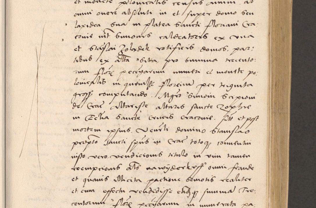 Zdjęcie nr 31 dla obiektu archiwalnego: Acta actorum, sententiarum diffinitivarum coram reverendo domino Petro Miscowski canonico et in spiritualibus vicario generali Cracoviensi ad annum Domini Mᵐᵘᵐ DXLVIᵗᵘᵐ, cuius indictio est quarta, pontificatus sanctissimi in Christo patris et domini nostri domini Pauli divina providencia pape tercii, a die tercia mensis Novembris, annus duodecimus (sic!) feliciter continuantur