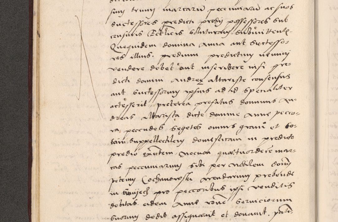 Zdjęcie nr 30 dla obiektu archiwalnego: Acta actorum, sententiarum diffinitivarum coram reverendo domino Petro Miscowski canonico et in spiritualibus vicario generali Cracoviensi ad annum Domini Mᵐᵘᵐ DXLVIᵗᵘᵐ, cuius indictio est quarta, pontificatus sanctissimi in Christo patris et domini nostri domini Pauli divina providencia pape tercii, a die tercia mensis Novembris, annus duodecimus (sic!) feliciter continuantur