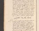 Zdjęcie nr 28 dla obiektu archiwalnego: Acta actorum, sententiarum diffinitivarum coram reverendo domino Petro Miscowski canonico et in spiritualibus vicario generali Cracoviensi ad annum Domini Mᵐᵘᵐ DXLVIᵗᵘᵐ, cuius indictio est quarta, pontificatus sanctissimi in Christo patris et domini nostri domini Pauli divina providencia pape tercii, a die tercia mensis Novembris, annus duodecimus (sic!) feliciter continuantur