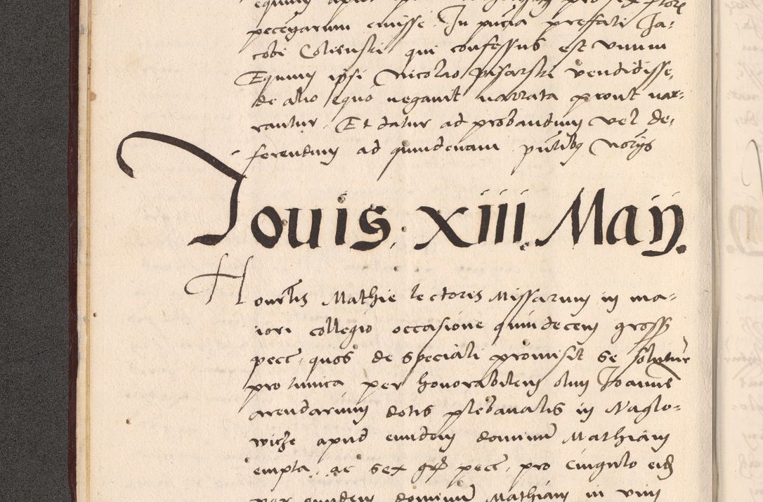 Zdjęcie nr 18 dla obiektu archiwalnego: Acta actorum, sententiarum diffinitivarum coram reverendo domino Petro Miscowski canonico et in spiritualibus vicario generali Cracoviensi ad annum Domini Mᵐᵘᵐ DXLVIᵗᵘᵐ, cuius indictio est quarta, pontificatus sanctissimi in Christo patris et domini nostri domini Pauli divina providencia pape tercii, a die tercia mensis Novembris, annus duodecimus (sic!) feliciter continuantur