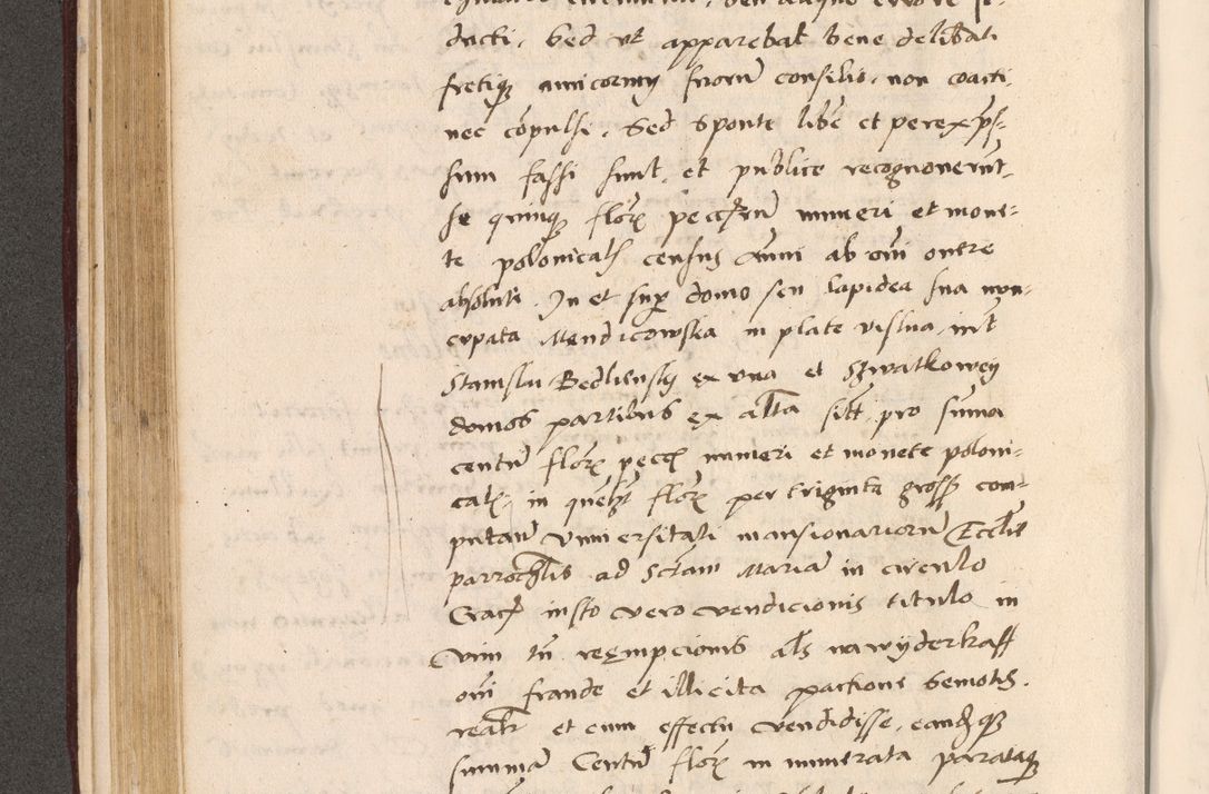 Zdjęcie nr 208 dla obiektu archiwalnego: Acta actorum, sententiarum diffinitivarum coram reverendo domino Petro Miscowski canonico et in spiritualibus vicario generali Cracoviensi ad annum Domini Mᵐᵘᵐ DXLVIᵗᵘᵐ, cuius indictio est quarta, pontificatus sanctissimi in Christo patris et domini nostri domini Pauli divina providencia pape tercii, a die tercia mensis Novembris, annus duodecimus (sic!) feliciter continuantur