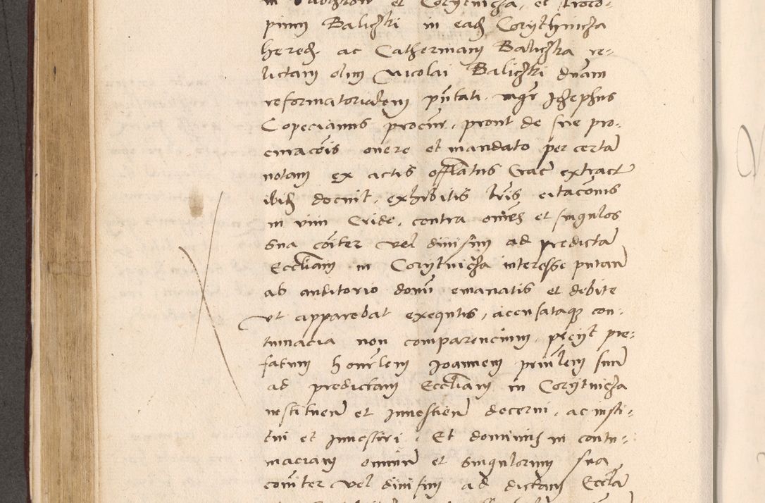 Zdjęcie nr 400 dla obiektu archiwalnego: Acta actorum, sententiarum diffinitivarum coram reverendo domino Petro Miscowski canonico et in spiritualibus vicario generali Cracoviensi ad annum Domini Mᵐᵘᵐ DXLVIᵗᵘᵐ, cuius indictio est quarta, pontificatus sanctissimi in Christo patris et domini nostri domini Pauli divina providencia pape tercii, a die tercia mensis Novembris, annus duodecimus (sic!) feliciter continuantur