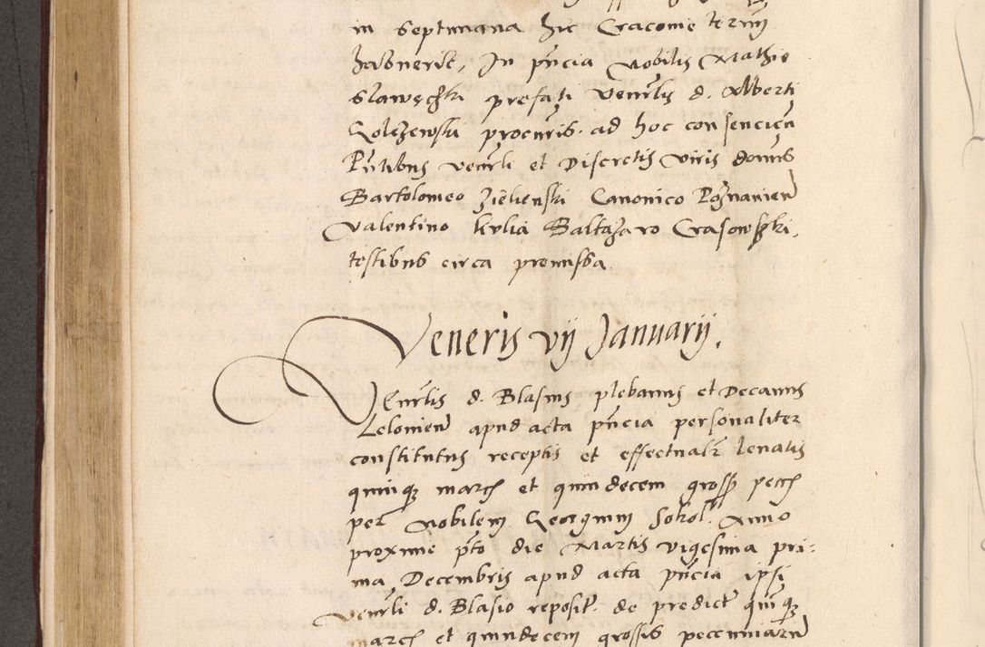 Zdjęcie nr 396 dla obiektu archiwalnego: Acta actorum, sententiarum diffinitivarum coram reverendo domino Petro Miscowski canonico et in spiritualibus vicario generali Cracoviensi ad annum Domini Mᵐᵘᵐ DXLVIᵗᵘᵐ, cuius indictio est quarta, pontificatus sanctissimi in Christo patris et domini nostri domini Pauli divina providencia pape tercii, a die tercia mensis Novembris, annus duodecimus (sic!) feliciter continuantur