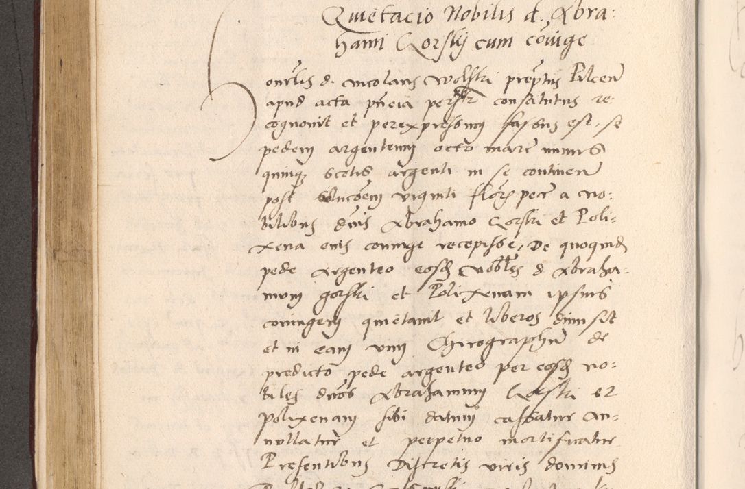 Zdjęcie nr 382 dla obiektu archiwalnego: Acta actorum, sententiarum diffinitivarum coram reverendo domino Petro Miscowski canonico et in spiritualibus vicario generali Cracoviensi ad annum Domini Mᵐᵘᵐ DXLVIᵗᵘᵐ, cuius indictio est quarta, pontificatus sanctissimi in Christo patris et domini nostri domini Pauli divina providencia pape tercii, a die tercia mensis Novembris, annus duodecimus (sic!) feliciter continuantur