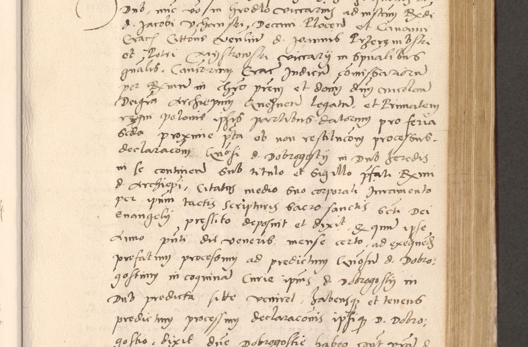 Zdjęcie nr 381 dla obiektu archiwalnego: Acta actorum, sententiarum diffinitivarum coram reverendo domino Petro Miscowski canonico et in spiritualibus vicario generali Cracoviensi ad annum Domini Mᵐᵘᵐ DXLVIᵗᵘᵐ, cuius indictio est quarta, pontificatus sanctissimi in Christo patris et domini nostri domini Pauli divina providencia pape tercii, a die tercia mensis Novembris, annus duodecimus (sic!) feliciter continuantur