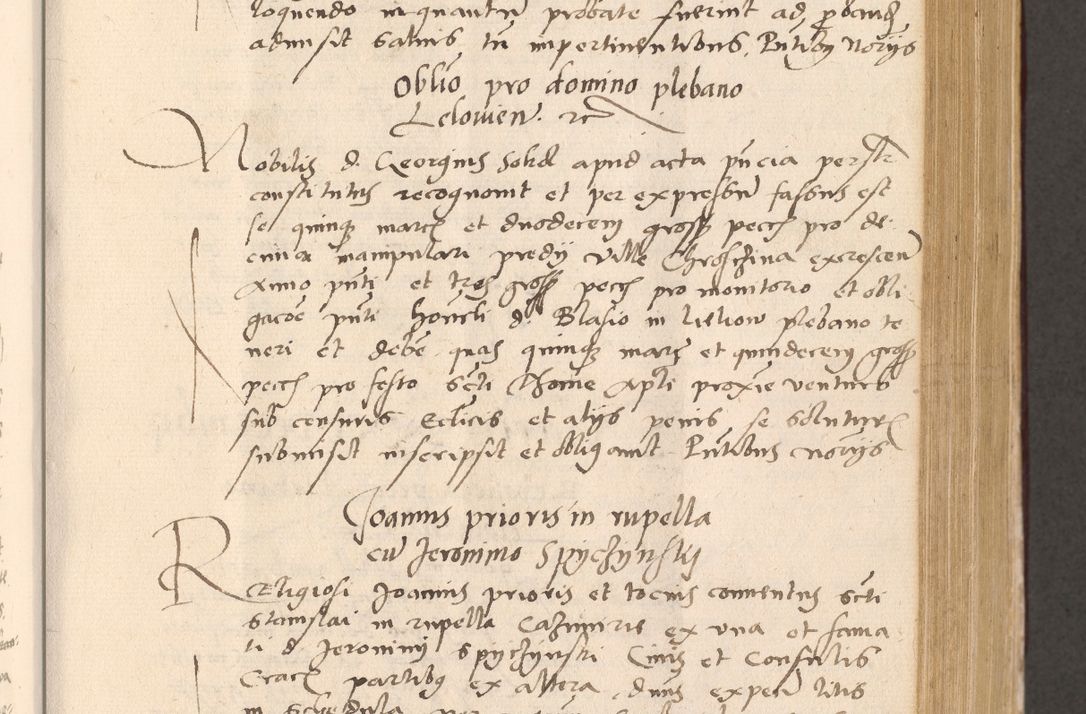 Zdjęcie nr 379 dla obiektu archiwalnego: Acta actorum, sententiarum diffinitivarum coram reverendo domino Petro Miscowski canonico et in spiritualibus vicario generali Cracoviensi ad annum Domini Mᵐᵘᵐ DXLVIᵗᵘᵐ, cuius indictio est quarta, pontificatus sanctissimi in Christo patris et domini nostri domini Pauli divina providencia pape tercii, a die tercia mensis Novembris, annus duodecimus (sic!) feliciter continuantur