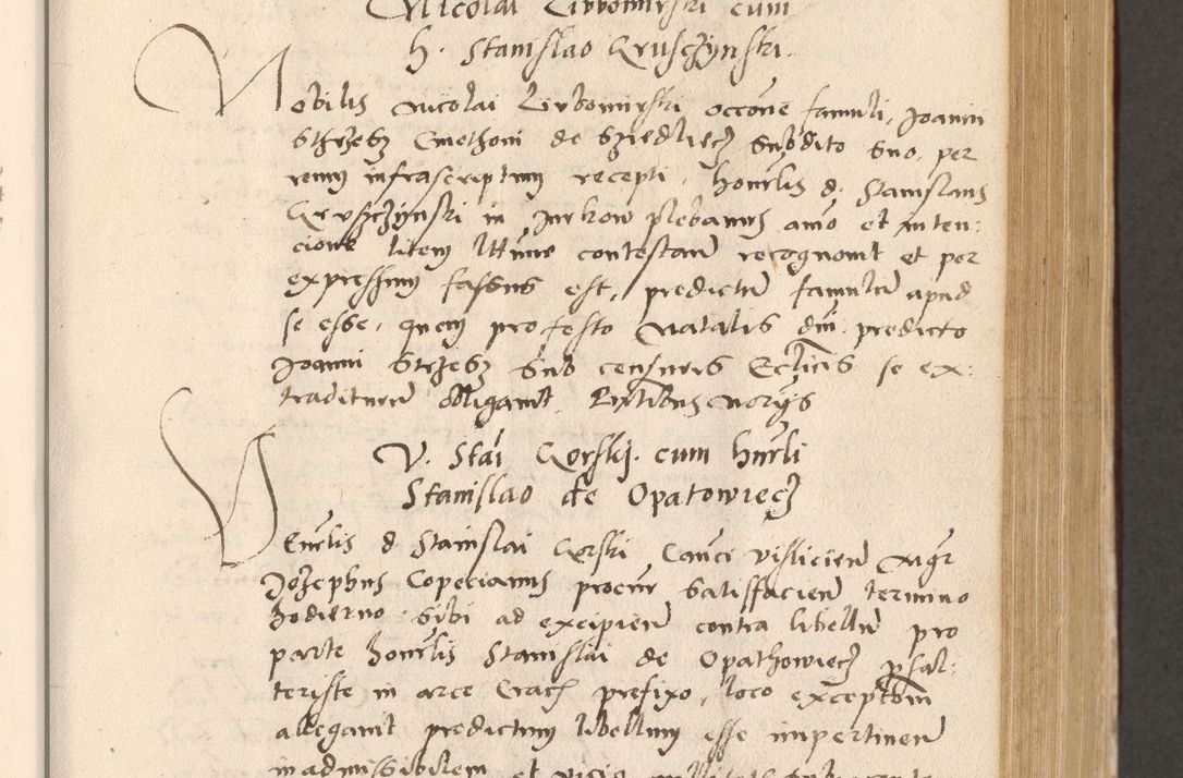 Zdjęcie nr 375 dla obiektu archiwalnego: Acta actorum, sententiarum diffinitivarum coram reverendo domino Petro Miscowski canonico et in spiritualibus vicario generali Cracoviensi ad annum Domini Mᵐᵘᵐ DXLVIᵗᵘᵐ, cuius indictio est quarta, pontificatus sanctissimi in Christo patris et domini nostri domini Pauli divina providencia pape tercii, a die tercia mensis Novembris, annus duodecimus (sic!) feliciter continuantur