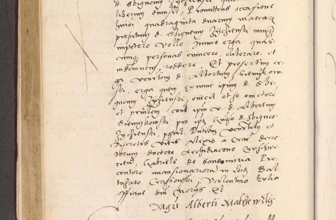 Zdjęcie nr 372 dla obiektu archiwalnego: Acta actorum, sententiarum diffinitivarum coram reverendo domino Petro Miscowski canonico et in spiritualibus vicario generali Cracoviensi ad annum Domini Mᵐᵘᵐ DXLVIᵗᵘᵐ, cuius indictio est quarta, pontificatus sanctissimi in Christo patris et domini nostri domini Pauli divina providencia pape tercii, a die tercia mensis Novembris, annus duodecimus (sic!) feliciter continuantur