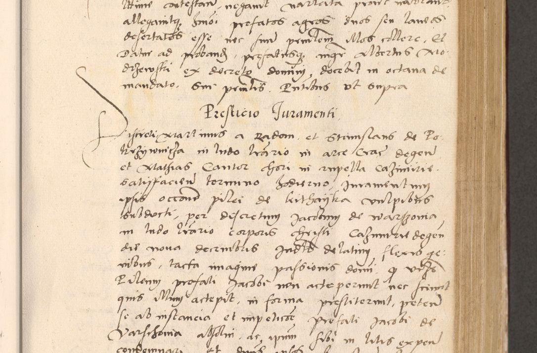 Zdjęcie nr 369 dla obiektu archiwalnego: Acta actorum, sententiarum diffinitivarum coram reverendo domino Petro Miscowski canonico et in spiritualibus vicario generali Cracoviensi ad annum Domini Mᵐᵘᵐ DXLVIᵗᵘᵐ, cuius indictio est quarta, pontificatus sanctissimi in Christo patris et domini nostri domini Pauli divina providencia pape tercii, a die tercia mensis Novembris, annus duodecimus (sic!) feliciter continuantur