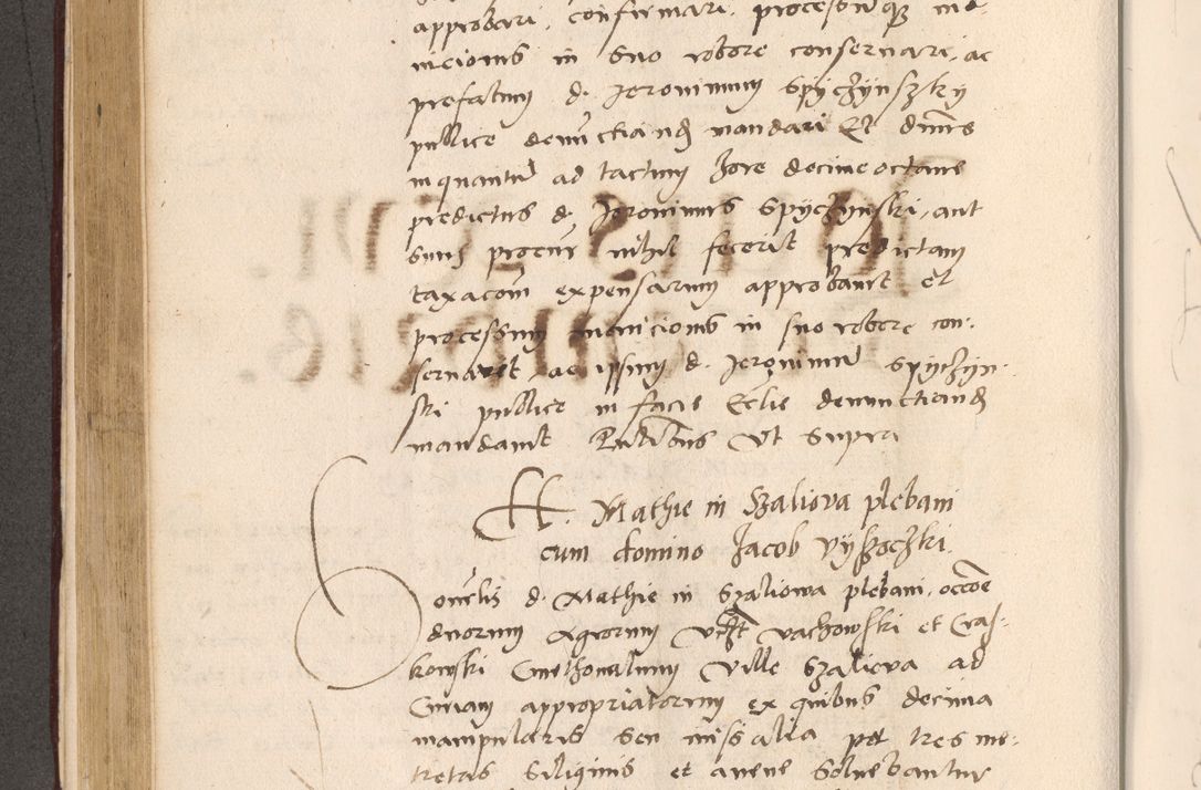 Zdjęcie nr 368 dla obiektu archiwalnego: Acta actorum, sententiarum diffinitivarum coram reverendo domino Petro Miscowski canonico et in spiritualibus vicario generali Cracoviensi ad annum Domini Mᵐᵘᵐ DXLVIᵗᵘᵐ, cuius indictio est quarta, pontificatus sanctissimi in Christo patris et domini nostri domini Pauli divina providencia pape tercii, a die tercia mensis Novembris, annus duodecimus (sic!) feliciter continuantur