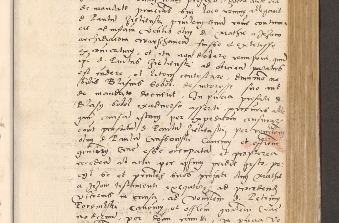 Zdjęcie nr 363 dla obiektu archiwalnego: Acta actorum, sententiarum diffinitivarum coram reverendo domino Petro Miscowski canonico et in spiritualibus vicario generali Cracoviensi ad annum Domini Mᵐᵘᵐ DXLVIᵗᵘᵐ, cuius indictio est quarta, pontificatus sanctissimi in Christo patris et domini nostri domini Pauli divina providencia pape tercii, a die tercia mensis Novembris, annus duodecimus (sic!) feliciter continuantur