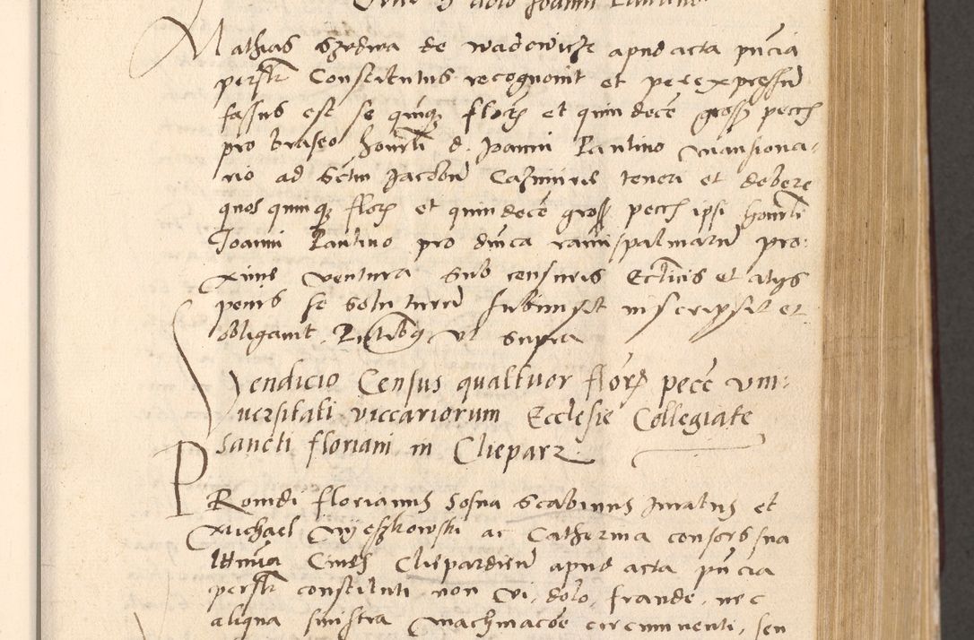 Zdjęcie nr 355 dla obiektu archiwalnego: Acta actorum, sententiarum diffinitivarum coram reverendo domino Petro Miscowski canonico et in spiritualibus vicario generali Cracoviensi ad annum Domini Mᵐᵘᵐ DXLVIᵗᵘᵐ, cuius indictio est quarta, pontificatus sanctissimi in Christo patris et domini nostri domini Pauli divina providencia pape tercii, a die tercia mensis Novembris, annus duodecimus (sic!) feliciter continuantur