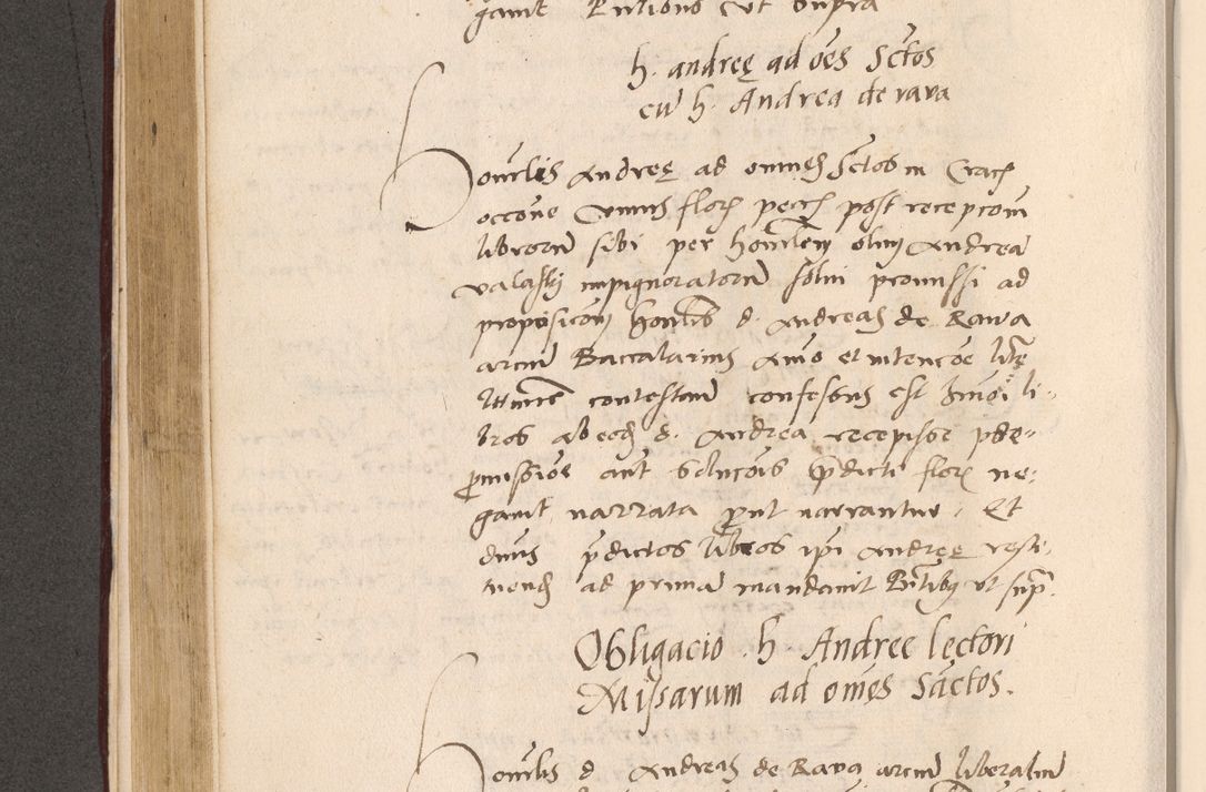 Zdjęcie nr 350 dla obiektu archiwalnego: Acta actorum, sententiarum diffinitivarum coram reverendo domino Petro Miscowski canonico et in spiritualibus vicario generali Cracoviensi ad annum Domini Mᵐᵘᵐ DXLVIᵗᵘᵐ, cuius indictio est quarta, pontificatus sanctissimi in Christo patris et domini nostri domini Pauli divina providencia pape tercii, a die tercia mensis Novembris, annus duodecimus (sic!) feliciter continuantur