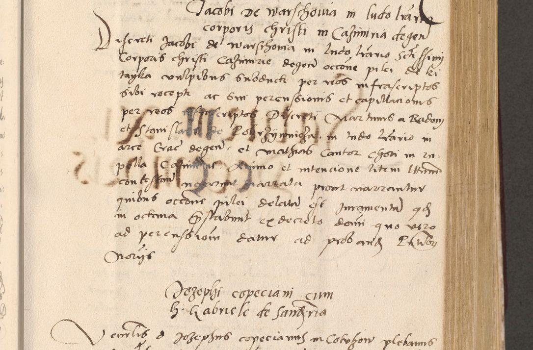 Zdjęcie nr 347 dla obiektu archiwalnego: Acta actorum, sententiarum diffinitivarum coram reverendo domino Petro Miscowski canonico et in spiritualibus vicario generali Cracoviensi ad annum Domini Mᵐᵘᵐ DXLVIᵗᵘᵐ, cuius indictio est quarta, pontificatus sanctissimi in Christo patris et domini nostri domini Pauli divina providencia pape tercii, a die tercia mensis Novembris, annus duodecimus (sic!) feliciter continuantur
