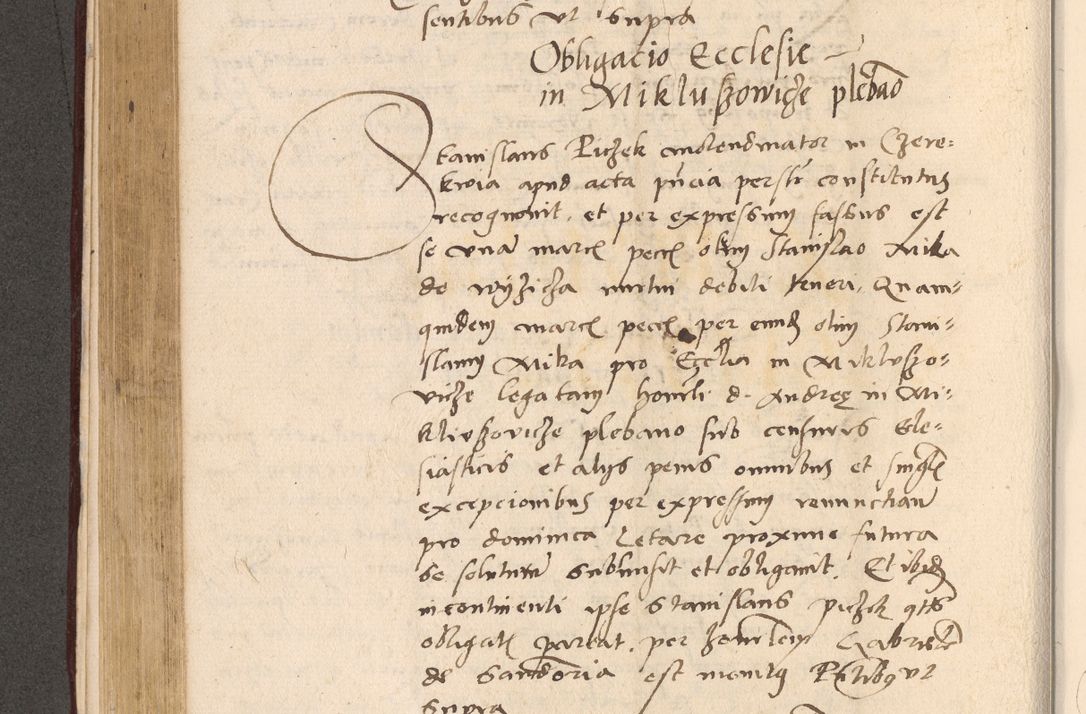 Zdjęcie nr 346 dla obiektu archiwalnego: Acta actorum, sententiarum diffinitivarum coram reverendo domino Petro Miscowski canonico et in spiritualibus vicario generali Cracoviensi ad annum Domini Mᵐᵘᵐ DXLVIᵗᵘᵐ, cuius indictio est quarta, pontificatus sanctissimi in Christo patris et domini nostri domini Pauli divina providencia pape tercii, a die tercia mensis Novembris, annus duodecimus (sic!) feliciter continuantur