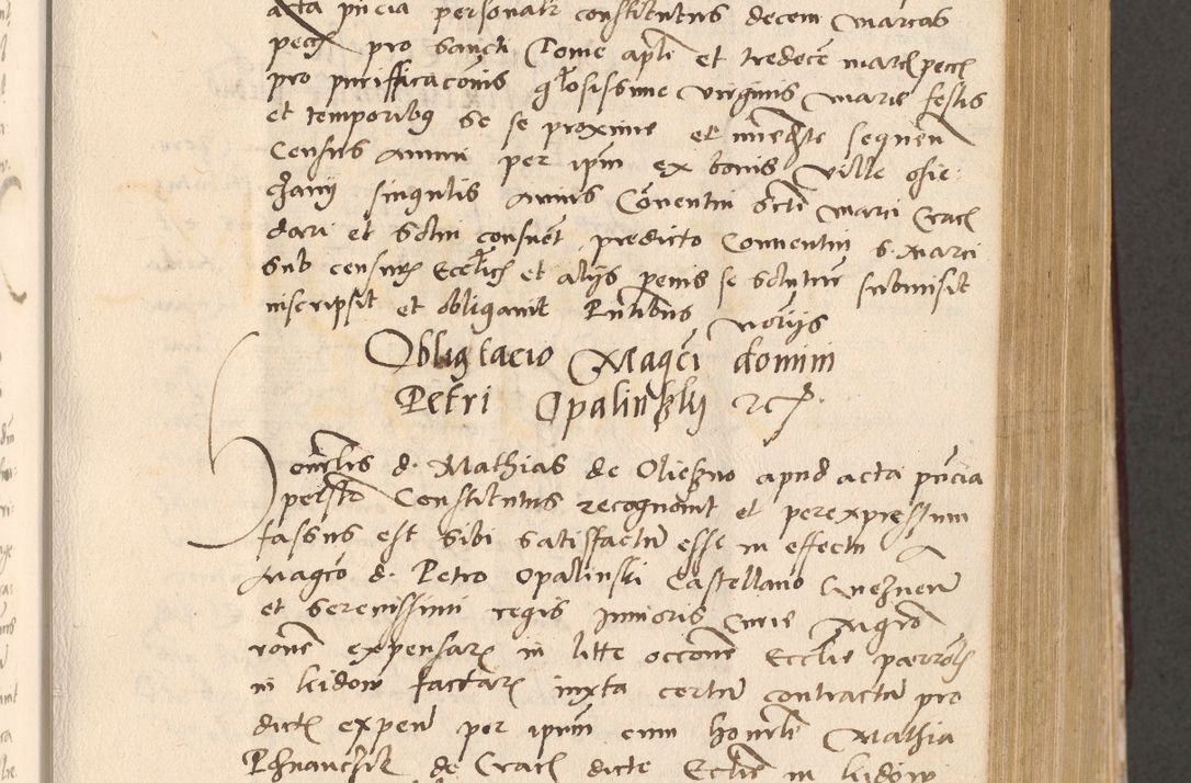 Zdjęcie nr 345 dla obiektu archiwalnego: Acta actorum, sententiarum diffinitivarum coram reverendo domino Petro Miscowski canonico et in spiritualibus vicario generali Cracoviensi ad annum Domini Mᵐᵘᵐ DXLVIᵗᵘᵐ, cuius indictio est quarta, pontificatus sanctissimi in Christo patris et domini nostri domini Pauli divina providencia pape tercii, a die tercia mensis Novembris, annus duodecimus (sic!) feliciter continuantur