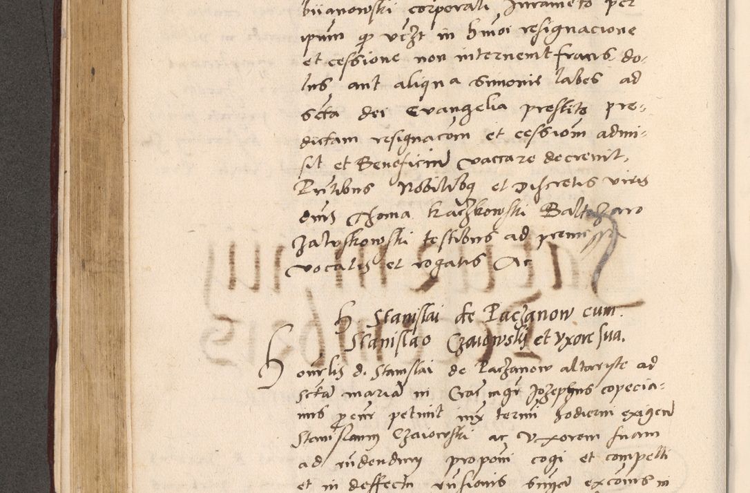 Zdjęcie nr 340 dla obiektu archiwalnego: Acta actorum, sententiarum diffinitivarum coram reverendo domino Petro Miscowski canonico et in spiritualibus vicario generali Cracoviensi ad annum Domini Mᵐᵘᵐ DXLVIᵗᵘᵐ, cuius indictio est quarta, pontificatus sanctissimi in Christo patris et domini nostri domini Pauli divina providencia pape tercii, a die tercia mensis Novembris, annus duodecimus (sic!) feliciter continuantur