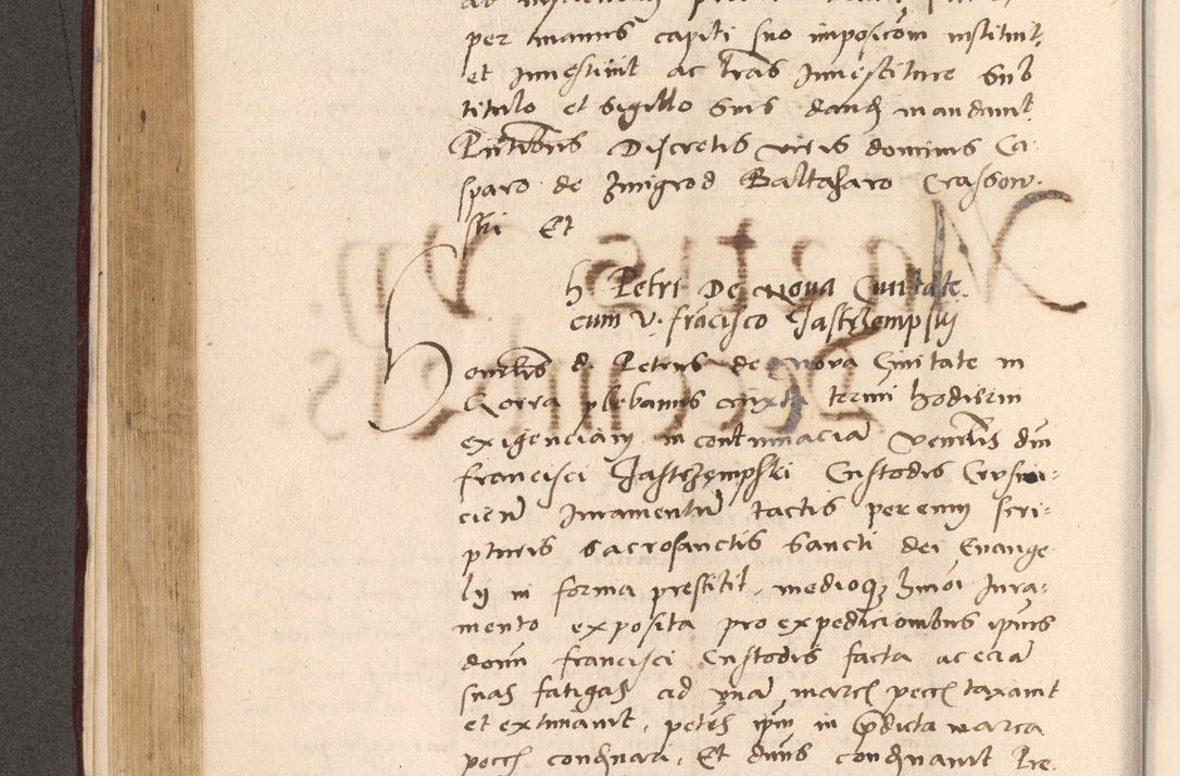 Zdjęcie nr 344 dla obiektu archiwalnego: Acta actorum, sententiarum diffinitivarum coram reverendo domino Petro Miscowski canonico et in spiritualibus vicario generali Cracoviensi ad annum Domini Mᵐᵘᵐ DXLVIᵗᵘᵐ, cuius indictio est quarta, pontificatus sanctissimi in Christo patris et domini nostri domini Pauli divina providencia pape tercii, a die tercia mensis Novembris, annus duodecimus (sic!) feliciter continuantur