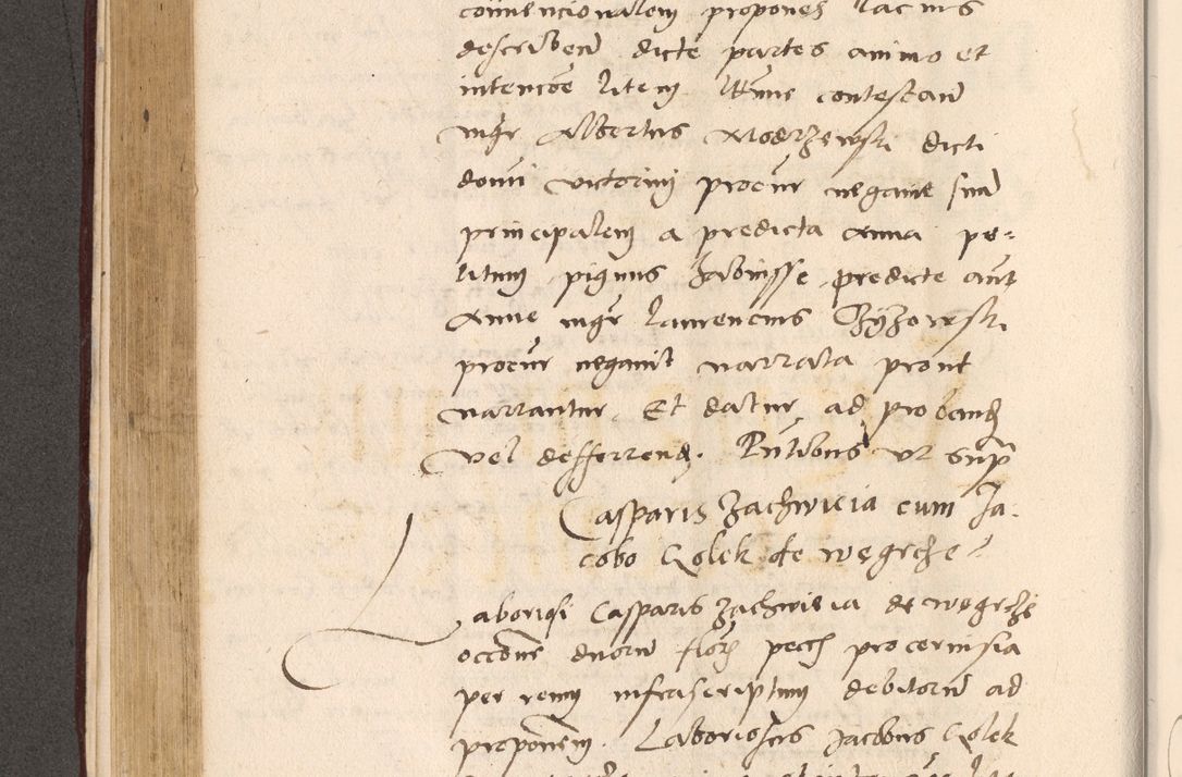 Zdjęcie nr 338 dla obiektu archiwalnego: Acta actorum, sententiarum diffinitivarum coram reverendo domino Petro Miscowski canonico et in spiritualibus vicario generali Cracoviensi ad annum Domini Mᵐᵘᵐ DXLVIᵗᵘᵐ, cuius indictio est quarta, pontificatus sanctissimi in Christo patris et domini nostri domini Pauli divina providencia pape tercii, a die tercia mensis Novembris, annus duodecimus (sic!) feliciter continuantur