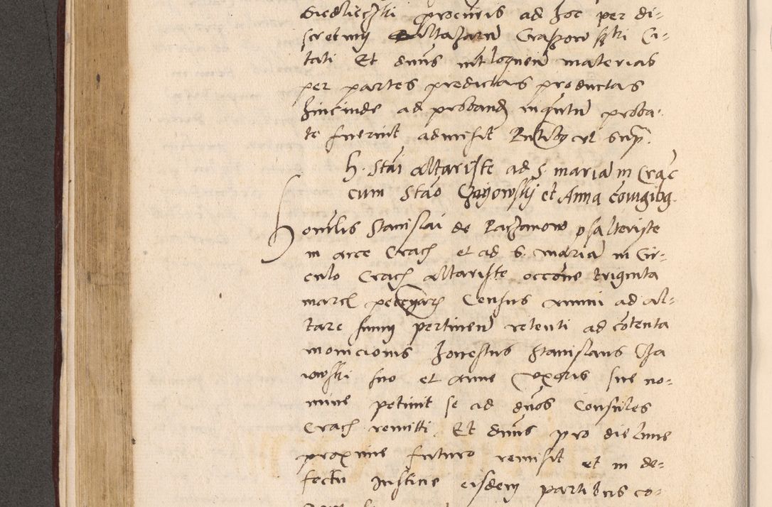 Zdjęcie nr 330 dla obiektu archiwalnego: Acta actorum, sententiarum diffinitivarum coram reverendo domino Petro Miscowski canonico et in spiritualibus vicario generali Cracoviensi ad annum Domini Mᵐᵘᵐ DXLVIᵗᵘᵐ, cuius indictio est quarta, pontificatus sanctissimi in Christo patris et domini nostri domini Pauli divina providencia pape tercii, a die tercia mensis Novembris, annus duodecimus (sic!) feliciter continuantur