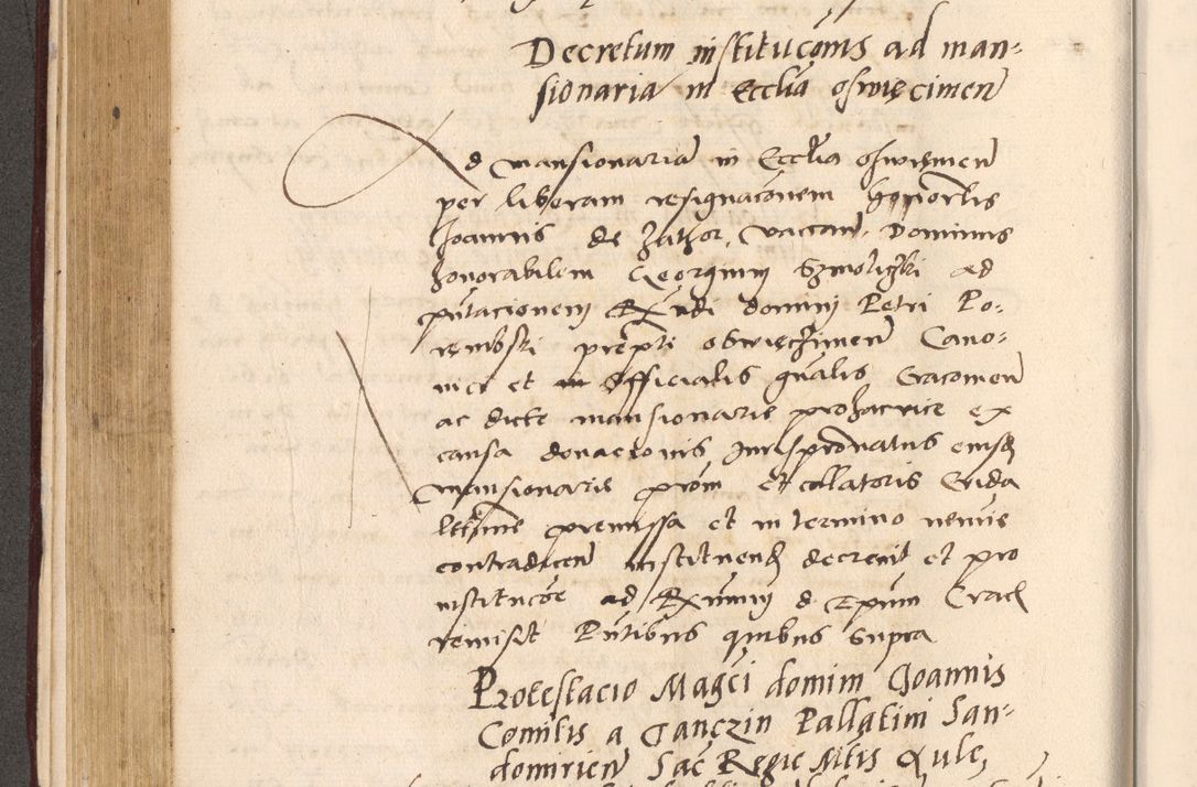 Zdjęcie nr 312 dla obiektu archiwalnego: Acta actorum, sententiarum diffinitivarum coram reverendo domino Petro Miscowski canonico et in spiritualibus vicario generali Cracoviensi ad annum Domini Mᵐᵘᵐ DXLVIᵗᵘᵐ, cuius indictio est quarta, pontificatus sanctissimi in Christo patris et domini nostri domini Pauli divina providencia pape tercii, a die tercia mensis Novembris, annus duodecimus (sic!) feliciter continuantur