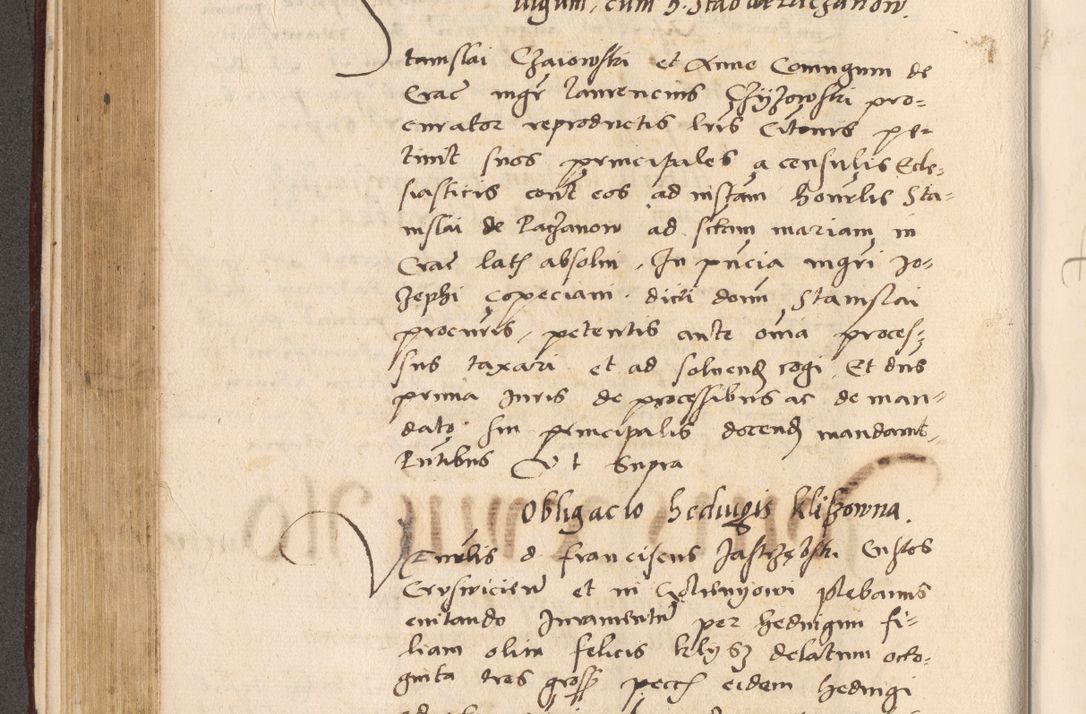 Zdjęcie nr 310 dla obiektu archiwalnego: Acta actorum, sententiarum diffinitivarum coram reverendo domino Petro Miscowski canonico et in spiritualibus vicario generali Cracoviensi ad annum Domini Mᵐᵘᵐ DXLVIᵗᵘᵐ, cuius indictio est quarta, pontificatus sanctissimi in Christo patris et domini nostri domini Pauli divina providencia pape tercii, a die tercia mensis Novembris, annus duodecimus (sic!) feliciter continuantur