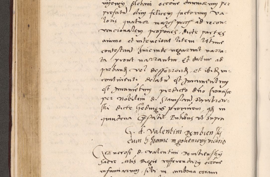 Zdjęcie nr 294 dla obiektu archiwalnego: Acta actorum, sententiarum diffinitivarum coram reverendo domino Petro Miscowski canonico et in spiritualibus vicario generali Cracoviensi ad annum Domini Mᵐᵘᵐ DXLVIᵗᵘᵐ, cuius indictio est quarta, pontificatus sanctissimi in Christo patris et domini nostri domini Pauli divina providencia pape tercii, a die tercia mensis Novembris, annus duodecimus (sic!) feliciter continuantur