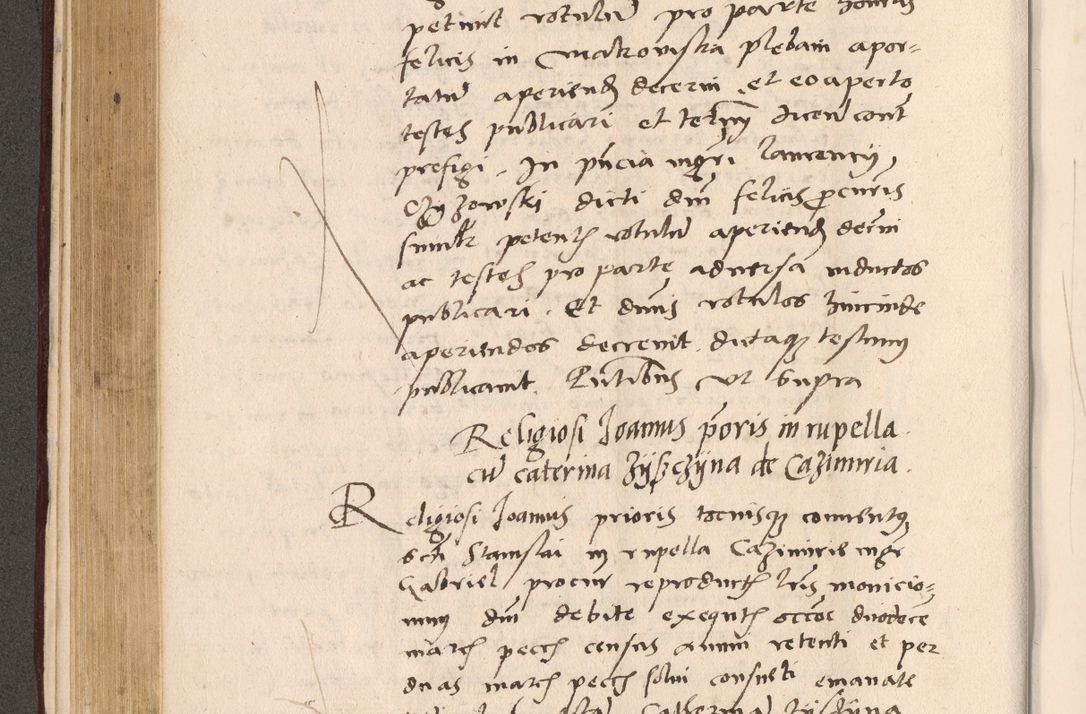 Zdjęcie nr 292 dla obiektu archiwalnego: Acta actorum, sententiarum diffinitivarum coram reverendo domino Petro Miscowski canonico et in spiritualibus vicario generali Cracoviensi ad annum Domini Mᵐᵘᵐ DXLVIᵗᵘᵐ, cuius indictio est quarta, pontificatus sanctissimi in Christo patris et domini nostri domini Pauli divina providencia pape tercii, a die tercia mensis Novembris, annus duodecimus (sic!) feliciter continuantur