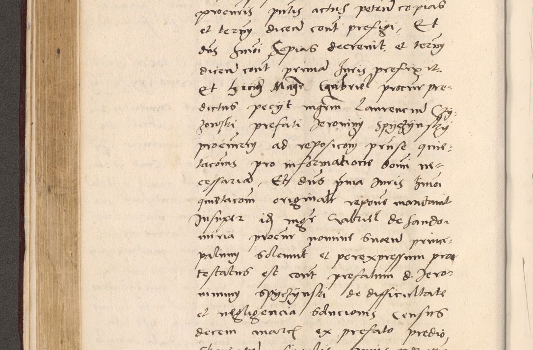 Zdjęcie nr 286 dla obiektu archiwalnego: Acta actorum, sententiarum diffinitivarum coram reverendo domino Petro Miscowski canonico et in spiritualibus vicario generali Cracoviensi ad annum Domini Mᵐᵘᵐ DXLVIᵗᵘᵐ, cuius indictio est quarta, pontificatus sanctissimi in Christo patris et domini nostri domini Pauli divina providencia pape tercii, a die tercia mensis Novembris, annus duodecimus (sic!) feliciter continuantur