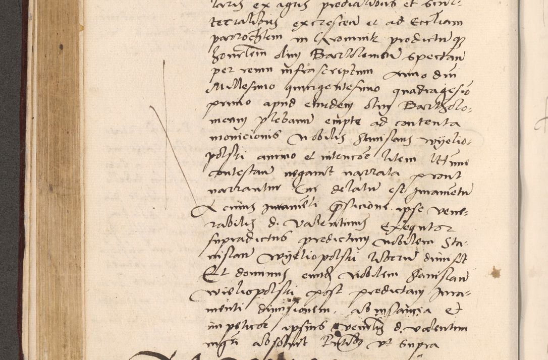 Zdjęcie nr 278 dla obiektu archiwalnego: Acta actorum, sententiarum diffinitivarum coram reverendo domino Petro Miscowski canonico et in spiritualibus vicario generali Cracoviensi ad annum Domini Mᵐᵘᵐ DXLVIᵗᵘᵐ, cuius indictio est quarta, pontificatus sanctissimi in Christo patris et domini nostri domini Pauli divina providencia pape tercii, a die tercia mensis Novembris, annus duodecimus (sic!) feliciter continuantur