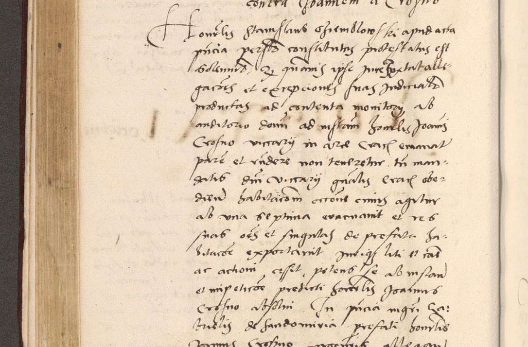 Zdjęcie nr 272 dla obiektu archiwalnego: Acta actorum, sententiarum diffinitivarum coram reverendo domino Petro Miscowski canonico et in spiritualibus vicario generali Cracoviensi ad annum Domini Mᵐᵘᵐ DXLVIᵗᵘᵐ, cuius indictio est quarta, pontificatus sanctissimi in Christo patris et domini nostri domini Pauli divina providencia pape tercii, a die tercia mensis Novembris, annus duodecimus (sic!) feliciter continuantur