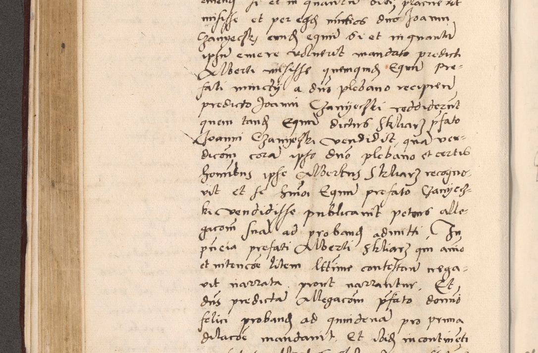 Zdjęcie nr 268 dla obiektu archiwalnego: Acta actorum, sententiarum diffinitivarum coram reverendo domino Petro Miscowski canonico et in spiritualibus vicario generali Cracoviensi ad annum Domini Mᵐᵘᵐ DXLVIᵗᵘᵐ, cuius indictio est quarta, pontificatus sanctissimi in Christo patris et domini nostri domini Pauli divina providencia pape tercii, a die tercia mensis Novembris, annus duodecimus (sic!) feliciter continuantur