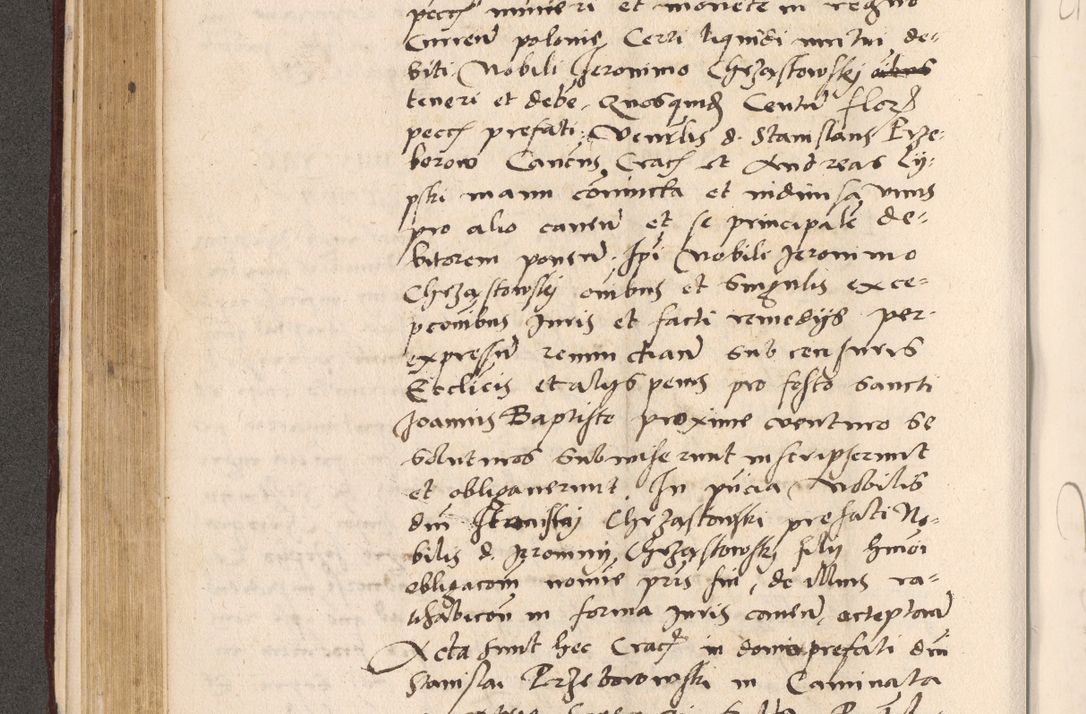 Zdjęcie nr 260 dla obiektu archiwalnego: Acta actorum, sententiarum diffinitivarum coram reverendo domino Petro Miscowski canonico et in spiritualibus vicario generali Cracoviensi ad annum Domini Mᵐᵘᵐ DXLVIᵗᵘᵐ, cuius indictio est quarta, pontificatus sanctissimi in Christo patris et domini nostri domini Pauli divina providencia pape tercii, a die tercia mensis Novembris, annus duodecimus (sic!) feliciter continuantur