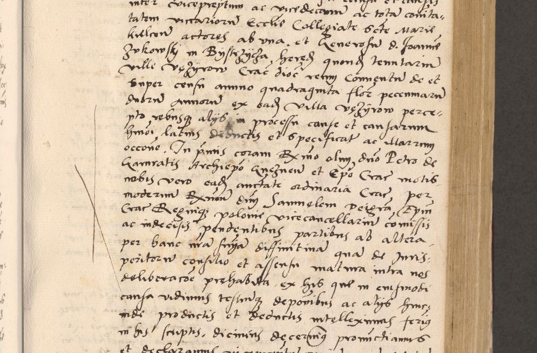 Zdjęcie nr 257 dla obiektu archiwalnego: Acta actorum, sententiarum diffinitivarum coram reverendo domino Petro Miscowski canonico et in spiritualibus vicario generali Cracoviensi ad annum Domini Mᵐᵘᵐ DXLVIᵗᵘᵐ, cuius indictio est quarta, pontificatus sanctissimi in Christo patris et domini nostri domini Pauli divina providencia pape tercii, a die tercia mensis Novembris, annus duodecimus (sic!) feliciter continuantur