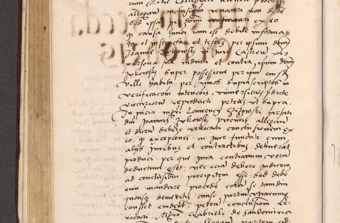 Zdjęcie nr 242 dla obiektu archiwalnego: Acta actorum, sententiarum diffinitivarum coram reverendo domino Petro Miscowski canonico et in spiritualibus vicario generali Cracoviensi ad annum Domini Mᵐᵘᵐ DXLVIᵗᵘᵐ, cuius indictio est quarta, pontificatus sanctissimi in Christo patris et domini nostri domini Pauli divina providencia pape tercii, a die tercia mensis Novembris, annus duodecimus (sic!) feliciter continuantur