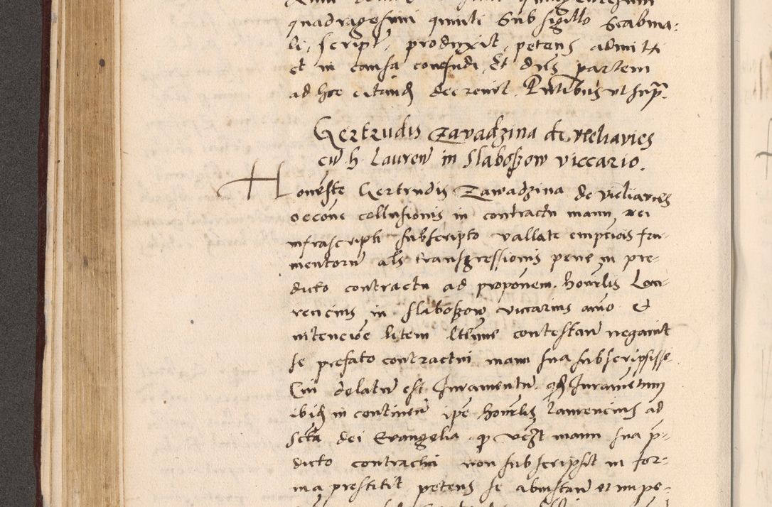 Zdjęcie nr 244 dla obiektu archiwalnego: Acta actorum, sententiarum diffinitivarum coram reverendo domino Petro Miscowski canonico et in spiritualibus vicario generali Cracoviensi ad annum Domini Mᵐᵘᵐ DXLVIᵗᵘᵐ, cuius indictio est quarta, pontificatus sanctissimi in Christo patris et domini nostri domini Pauli divina providencia pape tercii, a die tercia mensis Novembris, annus duodecimus (sic!) feliciter continuantur