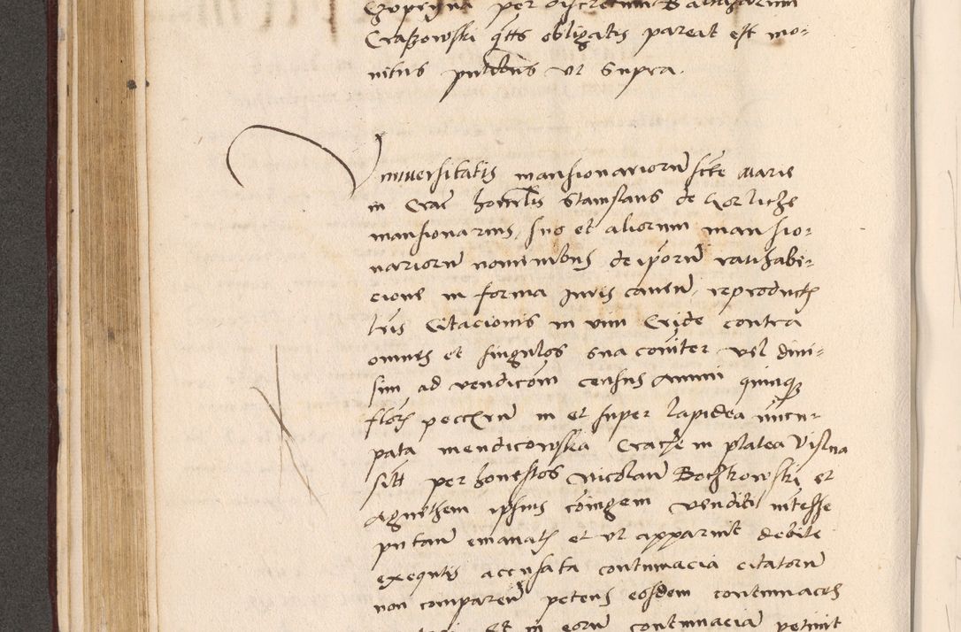 Zdjęcie nr 222 dla obiektu archiwalnego: Acta actorum, sententiarum diffinitivarum coram reverendo domino Petro Miscowski canonico et in spiritualibus vicario generali Cracoviensi ad annum Domini Mᵐᵘᵐ DXLVIᵗᵘᵐ, cuius indictio est quarta, pontificatus sanctissimi in Christo patris et domini nostri domini Pauli divina providencia pape tercii, a die tercia mensis Novembris, annus duodecimus (sic!) feliciter continuantur