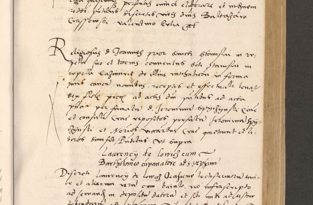 Zdjęcie nr 225 dla obiektu archiwalnego: Acta actorum, sententiarum diffinitivarum coram reverendo domino Petro Miscowski canonico et in spiritualibus vicario generali Cracoviensi ad annum Domini Mᵐᵘᵐ DXLVIᵗᵘᵐ, cuius indictio est quarta, pontificatus sanctissimi in Christo patris et domini nostri domini Pauli divina providencia pape tercii, a die tercia mensis Novembris, annus duodecimus (sic!) feliciter continuantur
