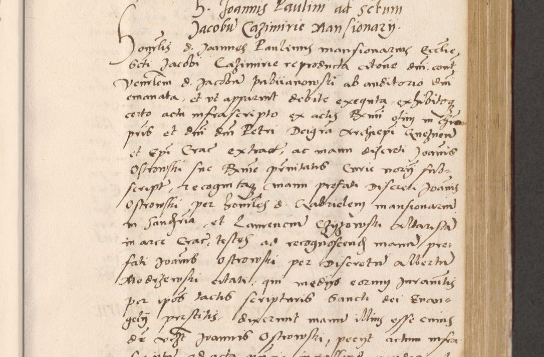 Zdjęcie nr 409 dla obiektu archiwalnego: Acta actorum, sententiarum diffinitivarum coram reverendo domino Petro Miscowski canonico et in spiritualibus vicario generali Cracoviensi ad annum Domini Mᵐᵘᵐ DXLVIᵗᵘᵐ, cuius indictio est quarta, pontificatus sanctissimi in Christo patris et domini nostri domini Pauli divina providencia pape tercii, a die tercia mensis Novembris, annus duodecimus (sic!) feliciter continuantur