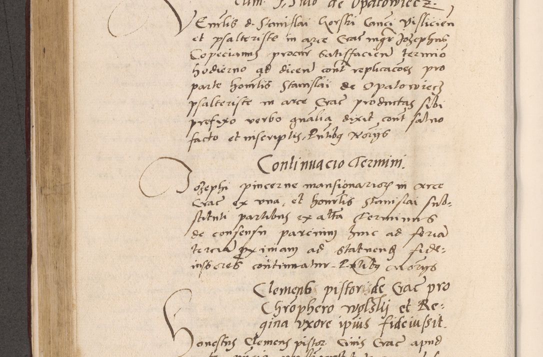 Zdjęcie nr 408 dla obiektu archiwalnego: Acta actorum, sententiarum diffinitivarum coram reverendo domino Petro Miscowski canonico et in spiritualibus vicario generali Cracoviensi ad annum Domini Mᵐᵘᵐ DXLVIᵗᵘᵐ, cuius indictio est quarta, pontificatus sanctissimi in Christo patris et domini nostri domini Pauli divina providencia pape tercii, a die tercia mensis Novembris, annus duodecimus (sic!) feliciter continuantur