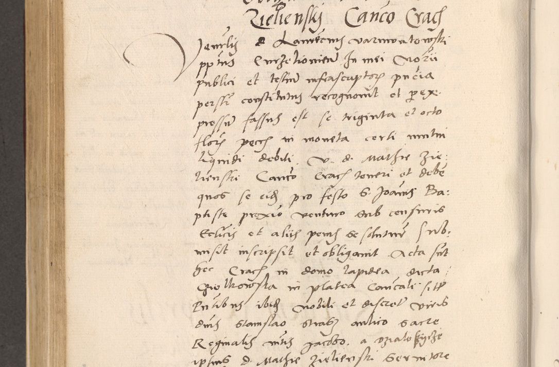 Zdjęcie nr 602 dla obiektu archiwalnego: Acta actorum, sententiarum diffinitivarum coram reverendo domino Petro Miscowski canonico et in spiritualibus vicario generali Cracoviensi ad annum Domini Mᵐᵘᵐ DXLVIᵗᵘᵐ, cuius indictio est quarta, pontificatus sanctissimi in Christo patris et domini nostri domini Pauli divina providencia pape tercii, a die tercia mensis Novembris, annus duodecimus (sic!) feliciter continuantur