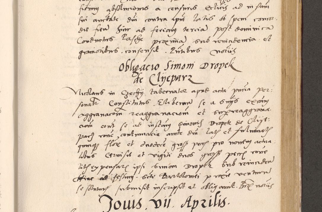 Zdjęcie nr 597 dla obiektu archiwalnego: Acta actorum, sententiarum diffinitivarum coram reverendo domino Petro Miscowski canonico et in spiritualibus vicario generali Cracoviensi ad annum Domini Mᵐᵘᵐ DXLVIᵗᵘᵐ, cuius indictio est quarta, pontificatus sanctissimi in Christo patris et domini nostri domini Pauli divina providencia pape tercii, a die tercia mensis Novembris, annus duodecimus (sic!) feliciter continuantur