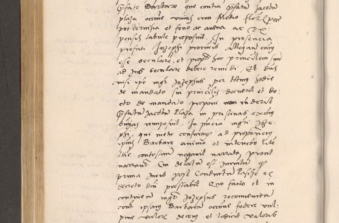 Zdjęcie nr 588 dla obiektu archiwalnego: Acta actorum, sententiarum diffinitivarum coram reverendo domino Petro Miscowski canonico et in spiritualibus vicario generali Cracoviensi ad annum Domini Mᵐᵘᵐ DXLVIᵗᵘᵐ, cuius indictio est quarta, pontificatus sanctissimi in Christo patris et domini nostri domini Pauli divina providencia pape tercii, a die tercia mensis Novembris, annus duodecimus (sic!) feliciter continuantur